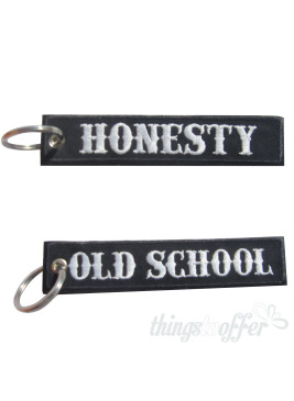 Porta-Chaves bordado Old School – Honesty
