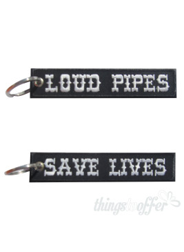 Porta-Chaves bordado Loud Pipes Save Lives