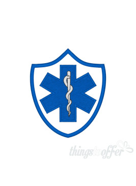 Parche Bordado Estrella de la Vida, escudo