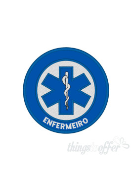 Parche Bordado Estrella de la Vida, Ronda – Enfermeiro
