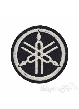 Embroidered patch biker band Yamaha