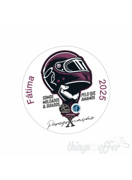 Pegatina Bendición de los Cascos con el logo 2025