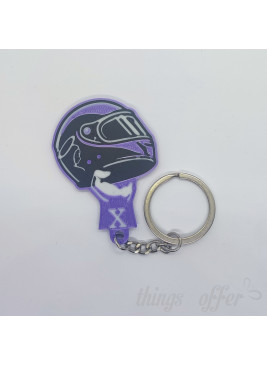 Key ring with the 2025 helmets blessing logo