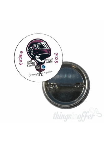 Round pin badge blessing 2025