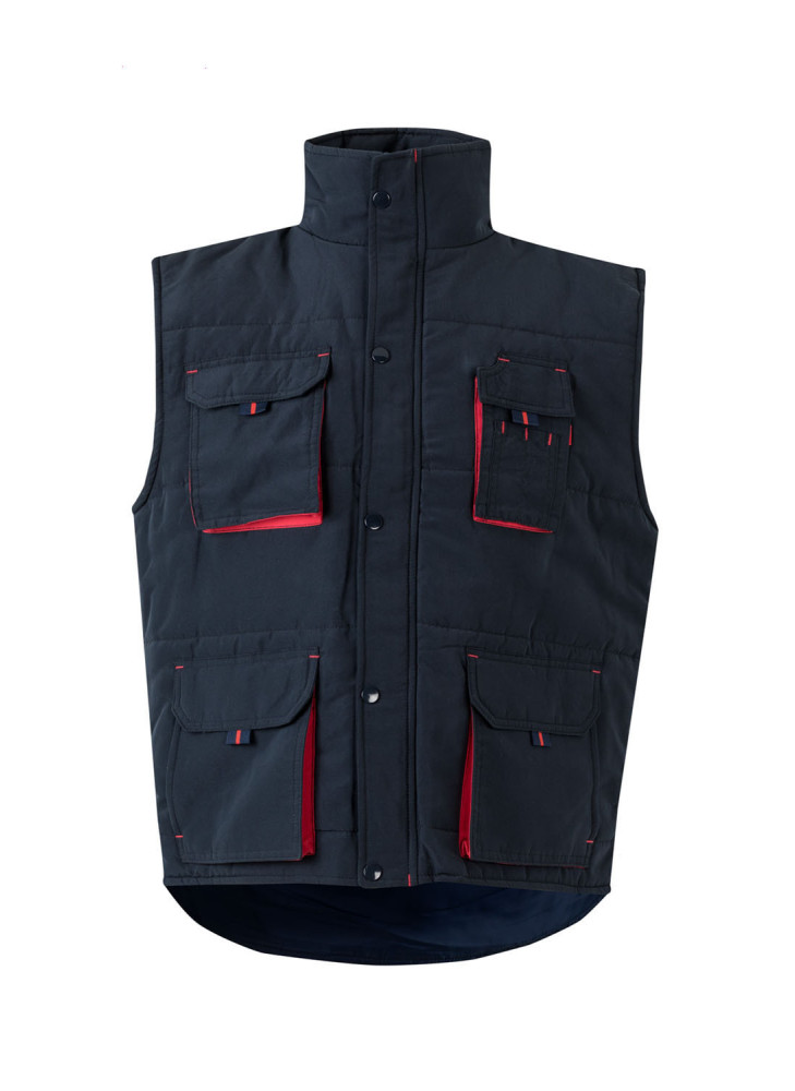 Velilla 205902 Bicolor Multi-Pocket Vest | Workwear