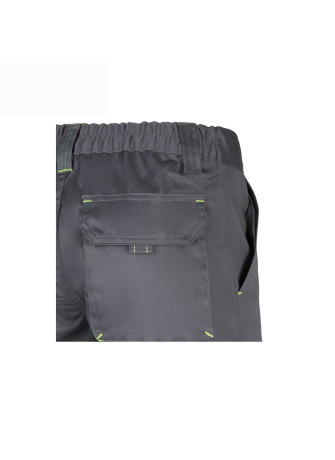 Calças Stretch Velilla 103008S | Multibolsos e Contrastes Flúor