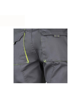 Calças Stretch Velilla 103008S | Multibolsos e Contrastes Flúor