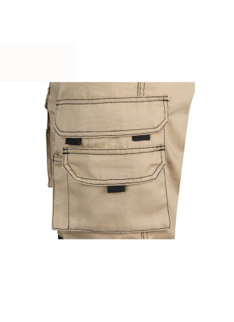 Calças Canvas Bicolor Velilla 103011B | Multibolsos 290gr