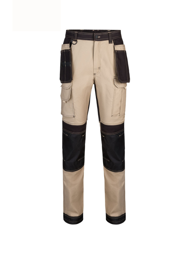 Velilla 103019S Canvas Stretch Trousers | Two-Tone Holster Pockets