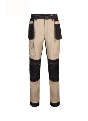 Velilla 103019S Canvas Stretch Trousers | Two-Tone Holster Pockets