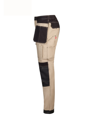 Velilla 103019S Canvas Stretch Trousers | Two-Tone Holster Pockets