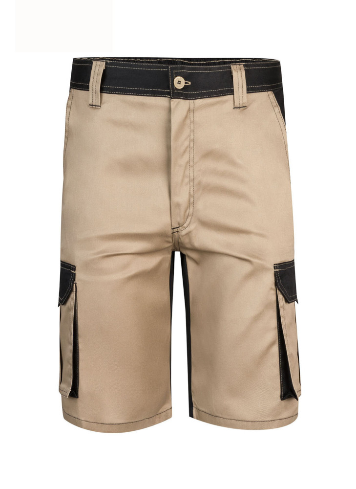 Velilla 103021B Two-Tone Work Shorts | Multi-pocket 200gsm