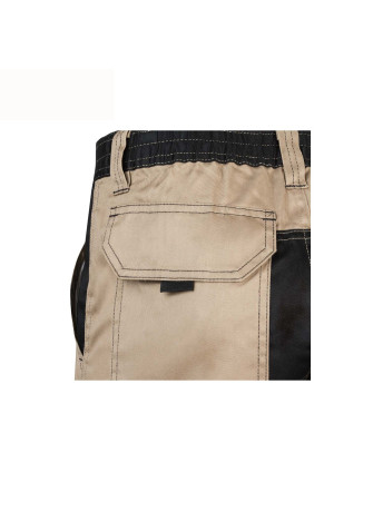 Velilla 103021B Two-Tone Work Shorts | Multi-pocket 200gsm