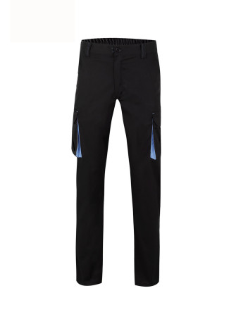 Velilla 103024S Two-Tone Stretch Trousers | 240gsm Multi-pocket