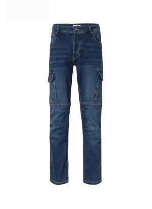 Calças Denim Stretch Velilla 103028S | Ganga Multibolsos 380g