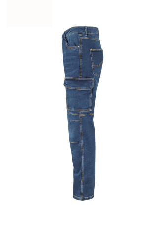 Pantalón Denim Stretch Velilla 103028S | Vaquero Multibolsillos