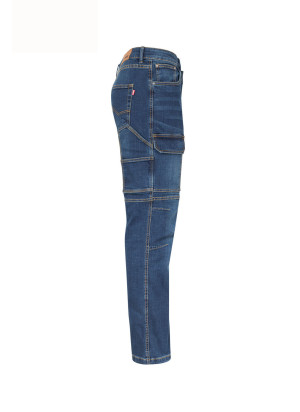 Calças Denim Stretch Velilla 103028S | Ganga Multibolsos 380g