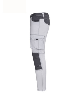 Pantalón Stretch Bicolor Velilla 103031S | Multibolsillos 240gr