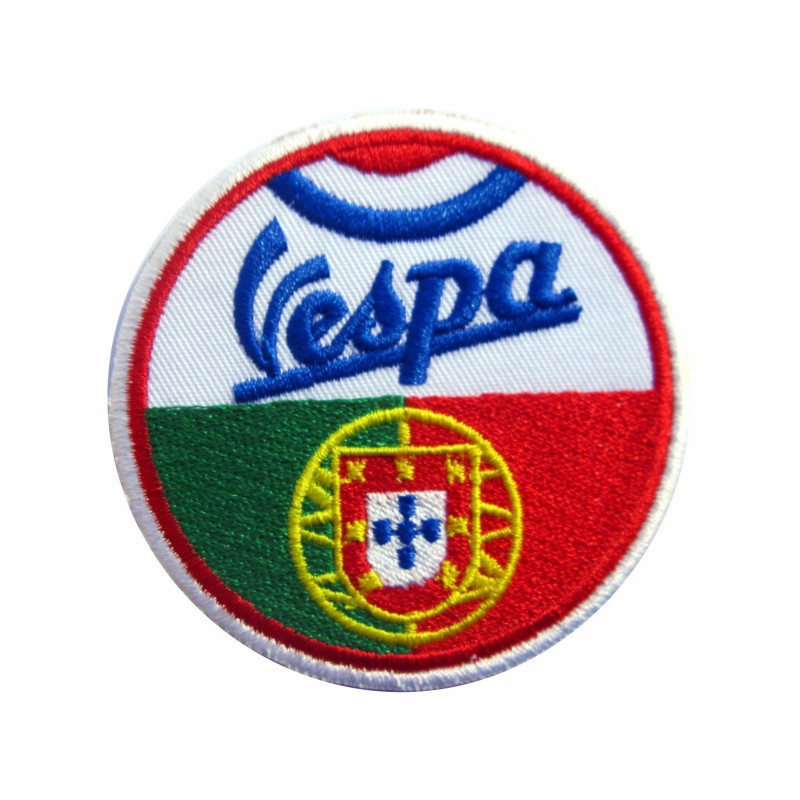 Embroidered patch biker Vespa, Portugal