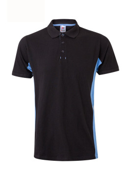 Polo Bicolor Velilla 105504 | Manga Curta Piqué 60% Algodão