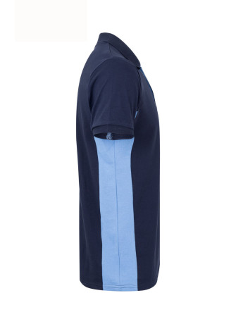 Polo Bicolor Velilla 105504 | Manga Curta Piqué 60% Algodão