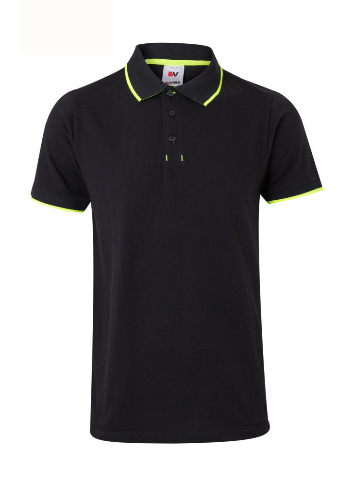 Velilla 105505 Two-Tone Polo Shirt | 60% Cotton Piqué Detail
