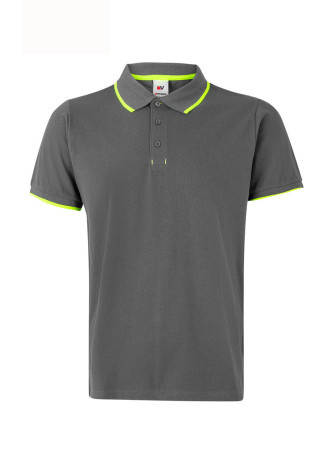 Velilla 105505 Two-Tone Polo Shirt | 60% Cotton Piqué Detail