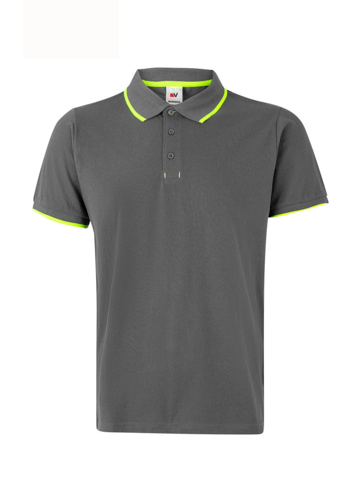 Polo Bicolor Velilla 105505 | Manga Corta Piqué 60% Algodón
