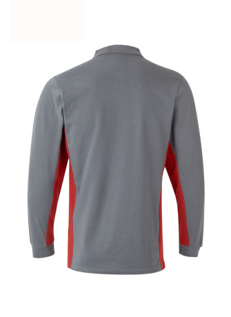 Polo Bicolor Manga Comprida Velilla 105514 | Piqué 60% Algodão