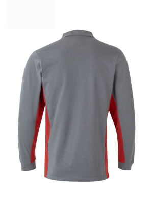 Polo Bicolor Manga Comprida Velilla 105514 | Piqué 60% Algodão