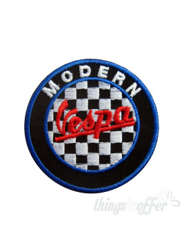 Embroidered patch biker Vespa Modern