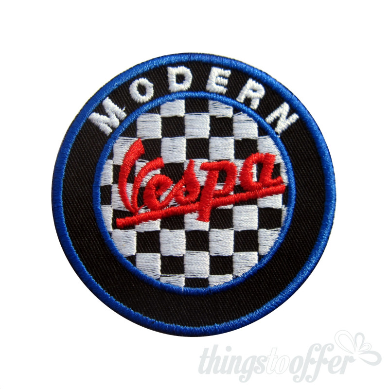 Parche Bordado Motero Vespa Modern