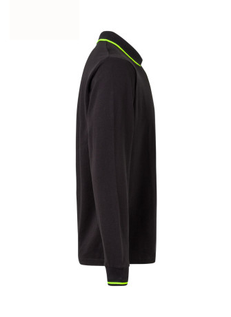 Polo Manga Larga Velilla 105515 | Piqué 60% Algodón con Contrastes