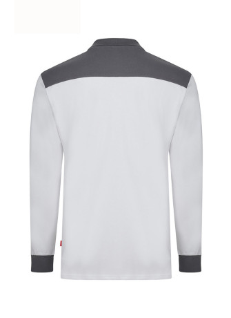 Velilla 105529S Long Sleeve Bicolor Stretch Polo Shirt