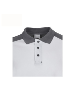 Velilla 105529S Long Sleeve Bicolor Stretch Polo Shirt