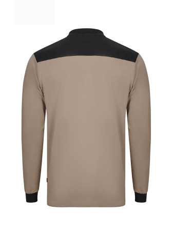 Polo Stretch Bicolor Manga Comprida Velilla 105529S