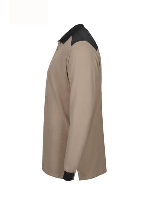 Polo Stretch Bicolor Manga Comprida Velilla 105529S