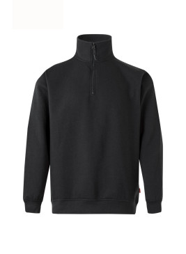 Velilla 105702 Half-Zip Sweatshirt | Durable High Neck Workwear