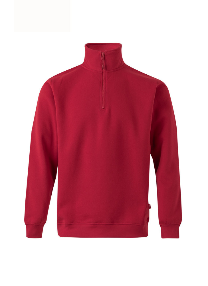 Sudadera Velilla 105702 | Media Cremallera y Cuello Alto Laboral