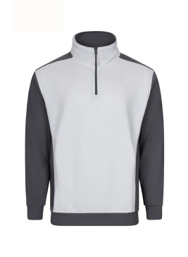 Velilla 105703 Two-Tone Sweatshirt | Professional Half-Zip Design