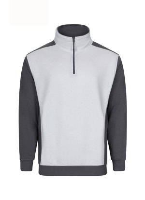 Sweatshirt Bicolor Velilla 105703 | Meio Fecho e Estilo Profissional