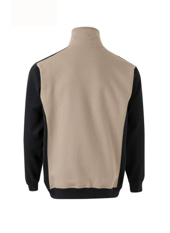 Sweatshirt Bicolor Velilla 105703 | Meio Fecho e Estilo Profissional