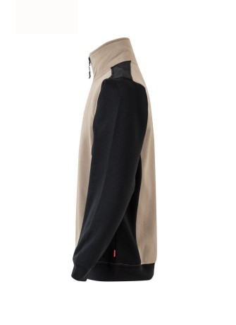 Sweatshirt Bicolor Velilla 105703 | Meio Fecho e Estilo Profissional