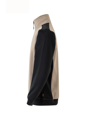 Velilla 105703 Two-Tone Sweatshirt | Professional Half-Zip Design