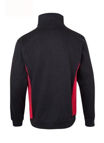 Sweatshirt Bicolor Velilla 105704 | Meio Fecho e Estilo Profissional
