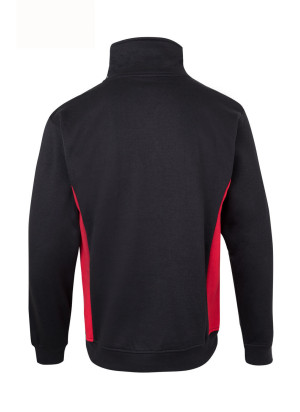 Sudadera Bicolor Velilla 105704 | Media Cremallera y Cuello Alto