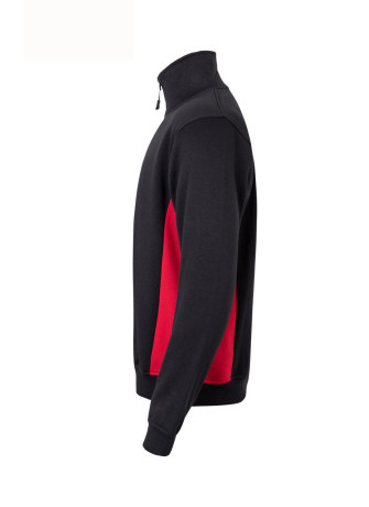 Velilla 105704 Two-Tone Sweatshirt | Professional Half-Zip Design