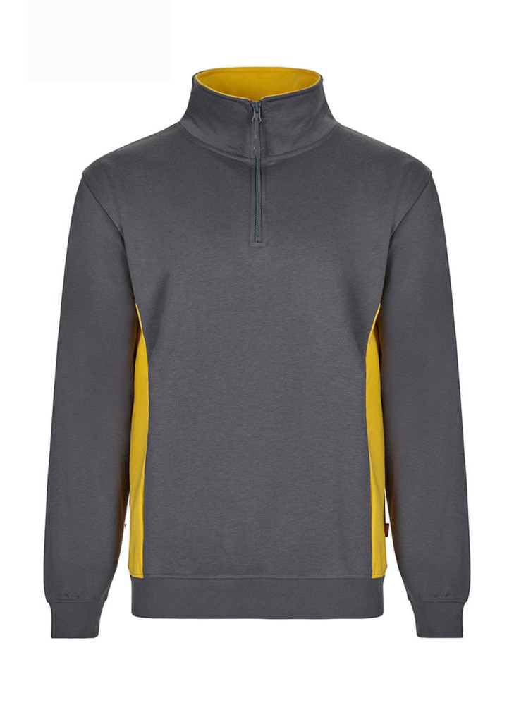 Sweatshirt Bicolor Velilla 105704 | Meio Fecho e Estilo Profissional