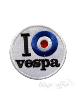 Embroidered patch biker I (target) Vespa