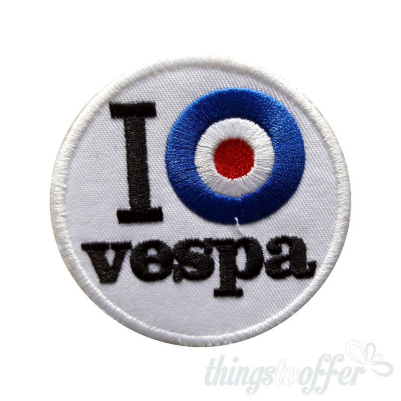 Embroidered patch biker I (target) Vespa